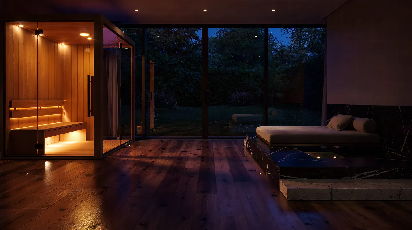 WELLNESS — akşam, sauna